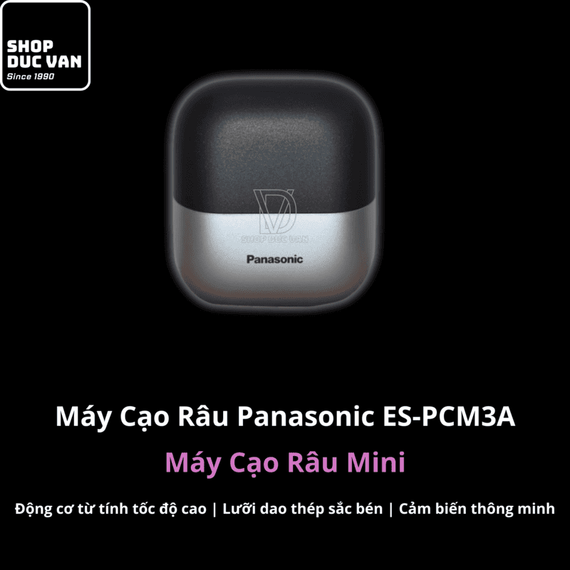 Máy Cạo Râu Panasonic Mini Nhỏ Gọn ES-PCM3A Dành Cho Nam Và Nữ Với